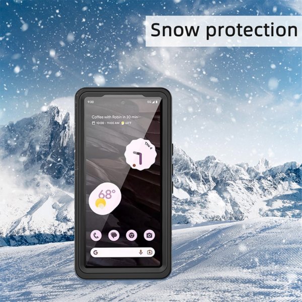 Google Pixel 7a Skal Vattentåligt IP68 Svart