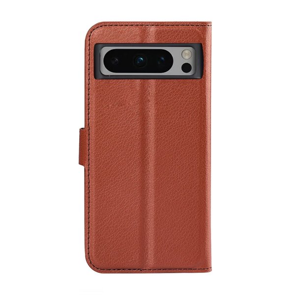 Google Pixel 8 Pro Fodral med Stativ Brun