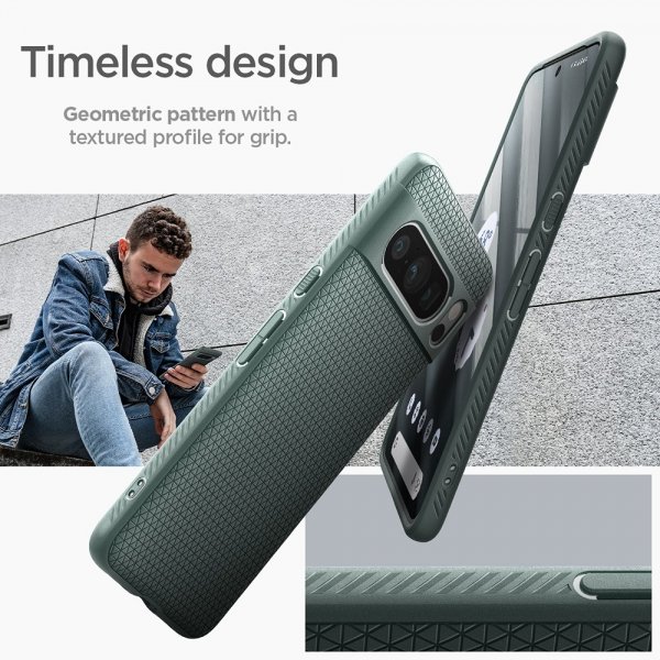 Google Pixel 8 Pro Skal Liquid Air Abyss Green