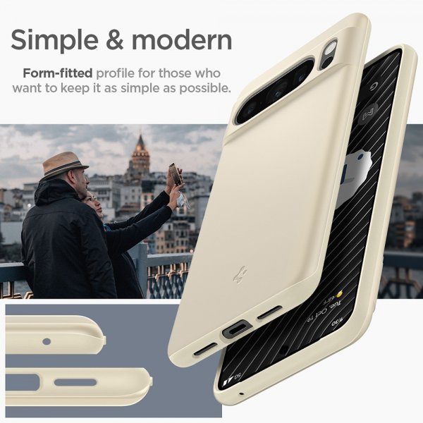Google Pixel 8 Pro Skal Thin Fit Mute Beige
