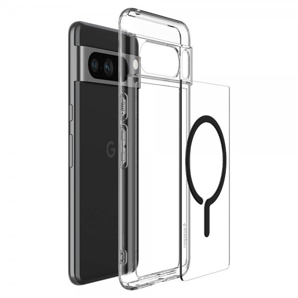 Google Pixel 8 Pro Skal Ultra Hybrid OneTap Ring MagFit Svart