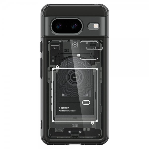 Google Pixel 8 Skal Ultra Hybrid Zero One Svart
