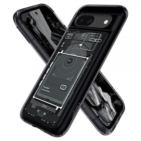 Google Pixel 8a Skal Ultra Hybrid Zero One Svart