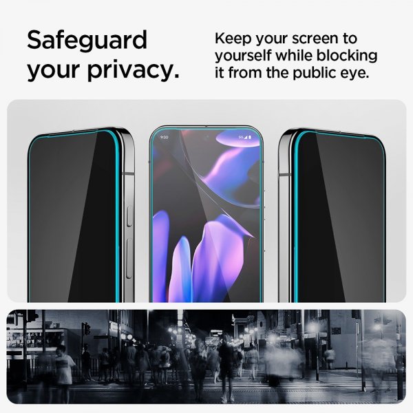 Google Pixel 9/9 Pro/Pixel 10/10 Pro Skärmskydd GLAS.tR EZ Fit Privacy 2-pack