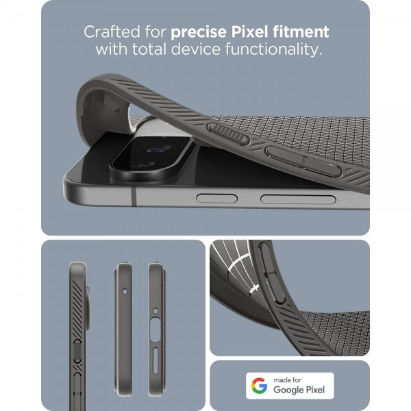 Google Pixel 9/Pixel 9 Pro Skal Liquid Air Marble Gray