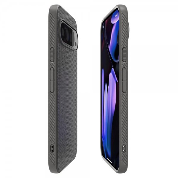 Google Pixel 9/Pixel 9 Pro Skal Liquid Air Marble Gray