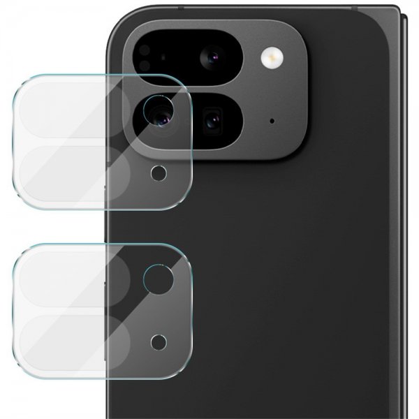 Google Pixel 9 Pro Fold Kameraskydd i Härdat Glas 2-pack
