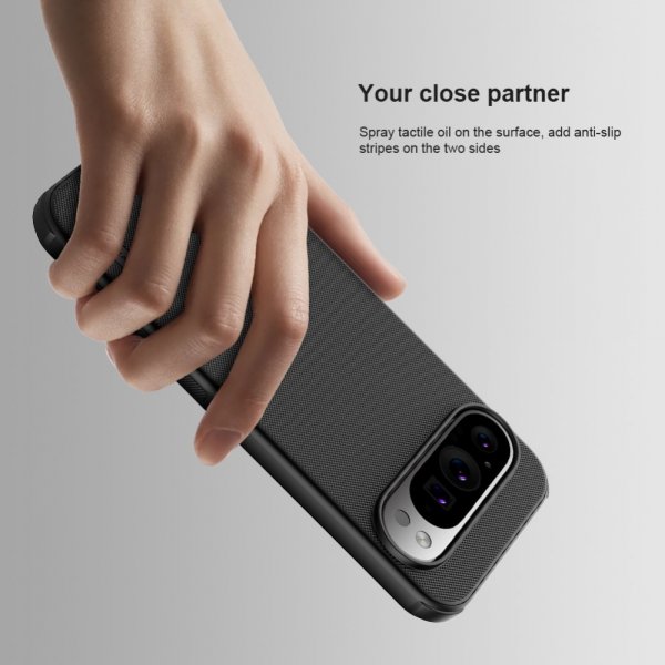 Google Pixel 9 Pro XL Skal Super Frosted Shield Pro Svart