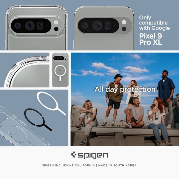 Google Pixel 9 Pro XL Skal Ultra Hybrid MagFit Vit
