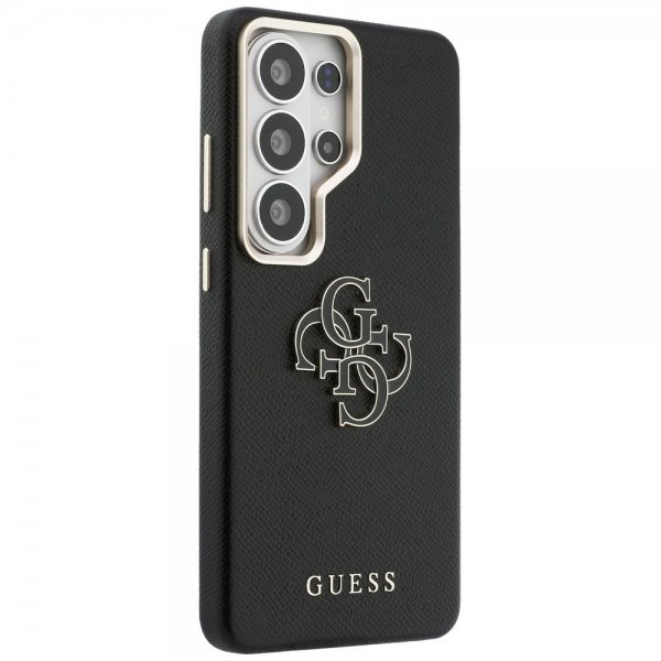Samsung Galaxy S26 Ultra Skal 4G Logo Grained Svart