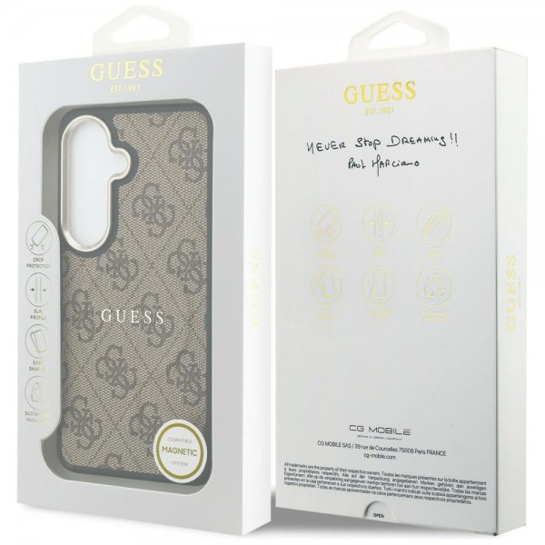 Samsung Galaxy S26 Skal 4G Embossed MagSafe Brun