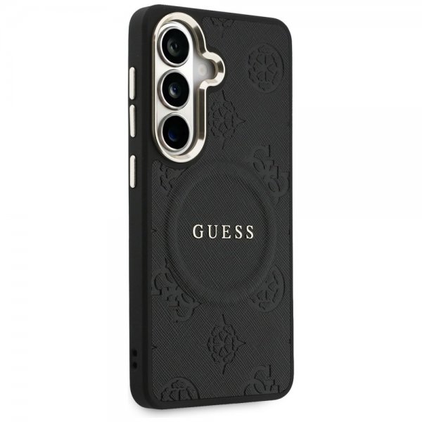 Samsung Galaxy S26 Skal Saffiano Peony MagSafe Svart