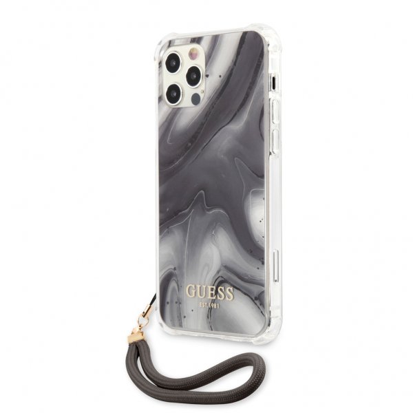 iPhone 12/iPhone 12 Pro Skal Marble Grå