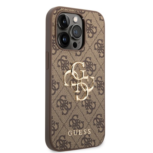iPhone 15 Pro Max Skal 4G Logo Brun