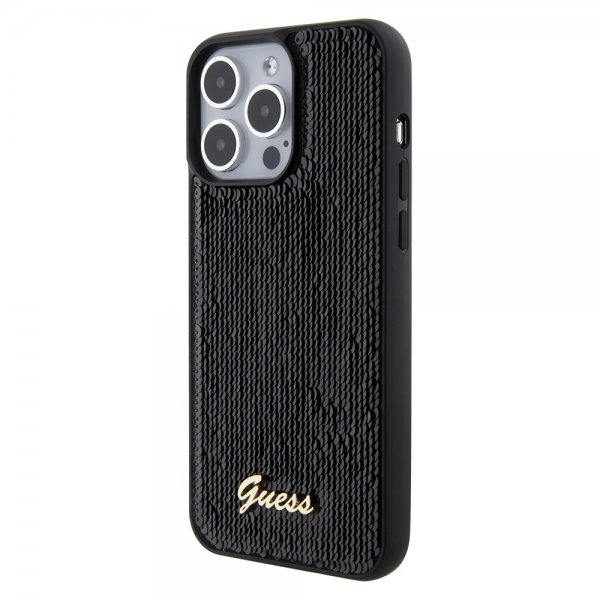 iPhone 15 Pro Max Skal Sequin Svart