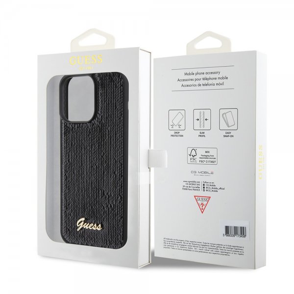 iPhone 15 Pro Max Skal Sequin Svart