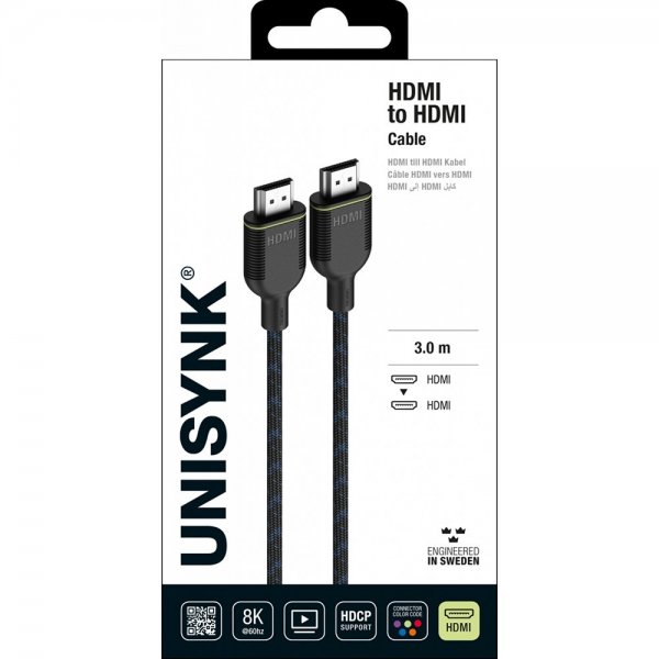 HDMI till HDMI Kabel 3m