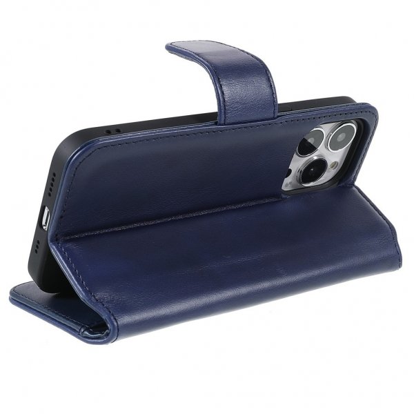iPhone 14 Pro Fodral Essential Leather Heron Blue