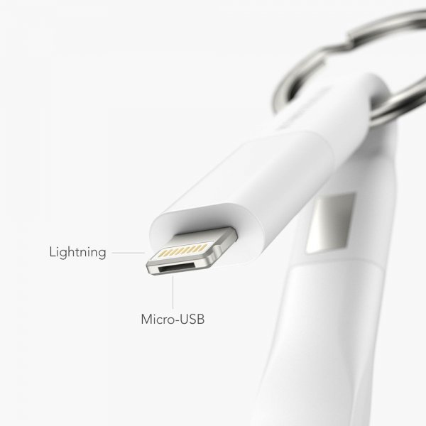 High Six All-in-One Backup Cable Silver Vit