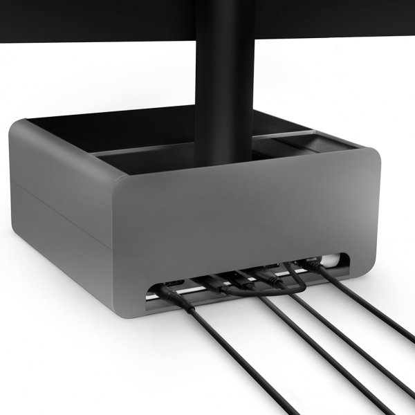 HiRise Pro Displayhylla Svart/Brunt Trä