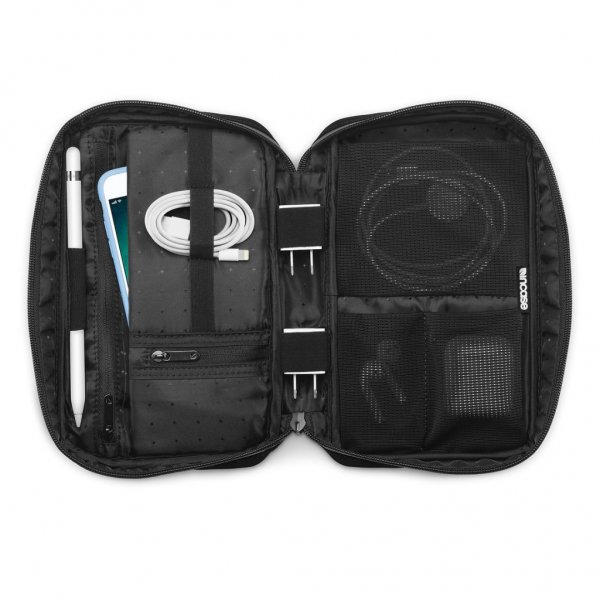 Nylon Accessory Organizer Black