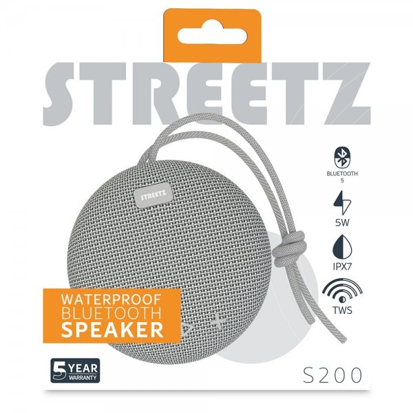 Högtalare S200 Waterproof Bluetooth Speaker Grå