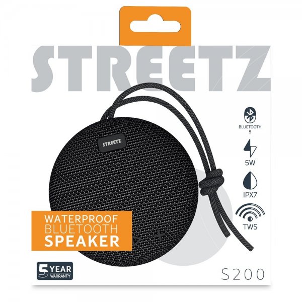 Högtalare S200 Waterproof Bluetooth Speaker Svart