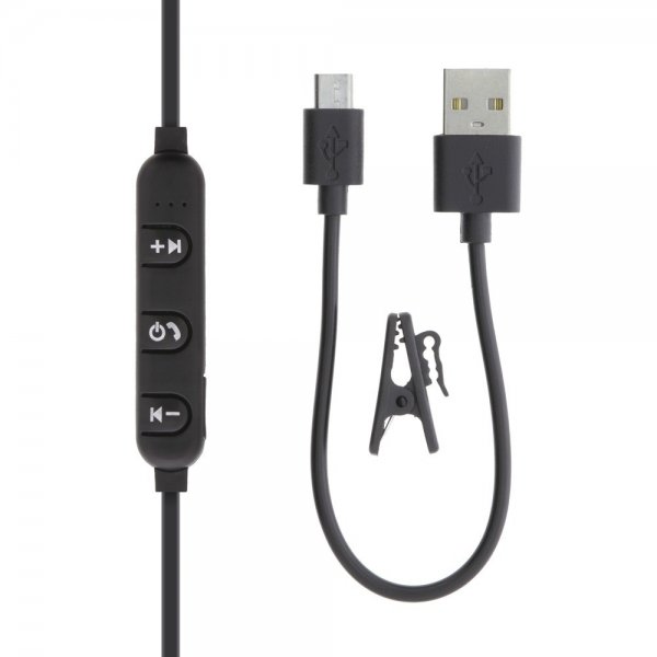 Hörlurar BT120 Wireless Sport Earbuds Svart