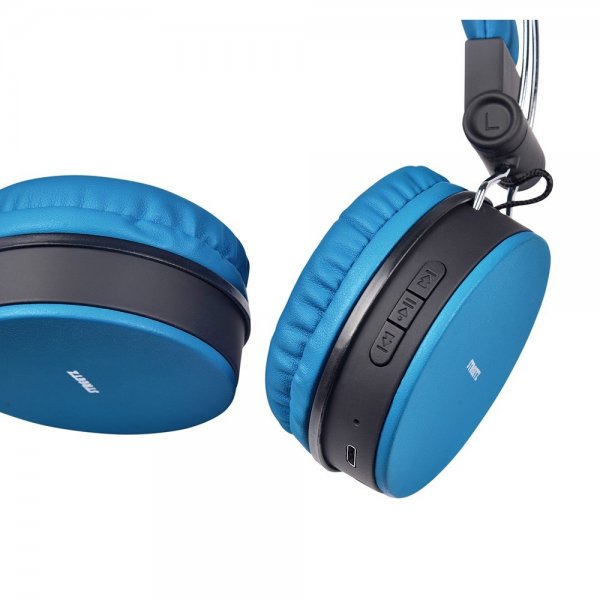 Hörlurar BT200 Wireless Headphones Blå