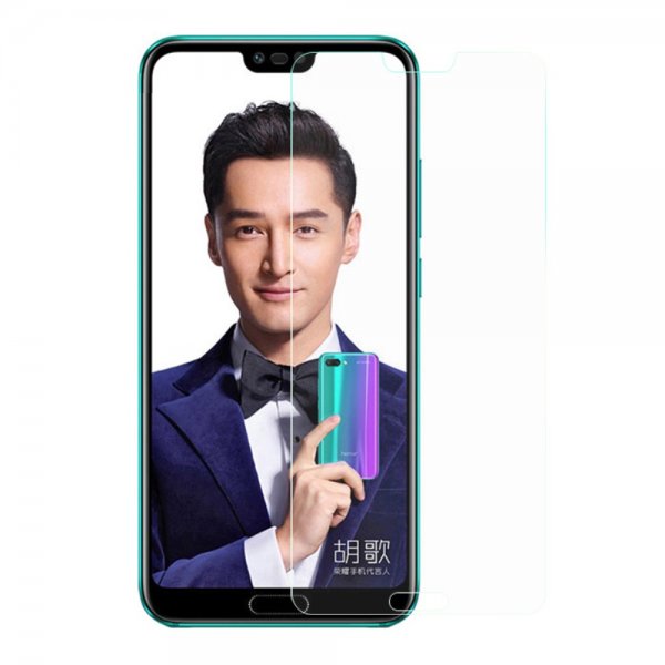 Huawei Honor 10 Skärmskydd i Härdat glas 0.3mm Tjockt Fasad Kant