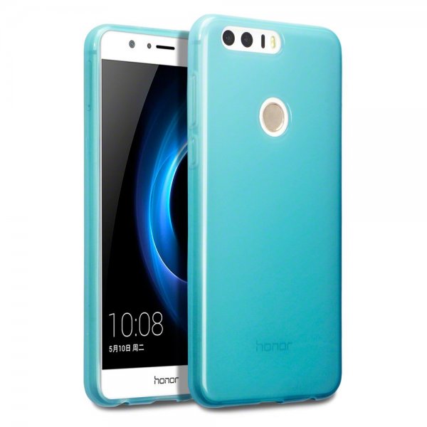 Huawei Honor 8 Skal TPU Transparent Blå