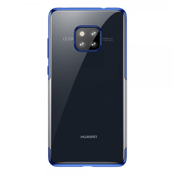 Huawei Mate 20 Pro Skal Shining Series Pläterad TPU Blå