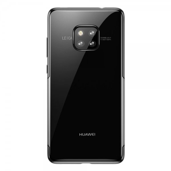 Huawei Mate 20 Pro Skal Shining Series Pläterad TPU Svart