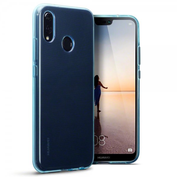 Huawei P20 Lite Skal TPU Transparent Blå