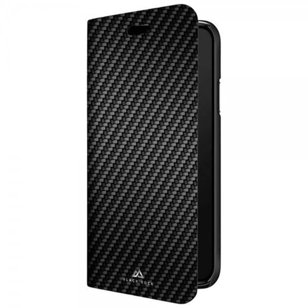 Huawei P30 Lite Fodral Flex Carbon Booklet Svart