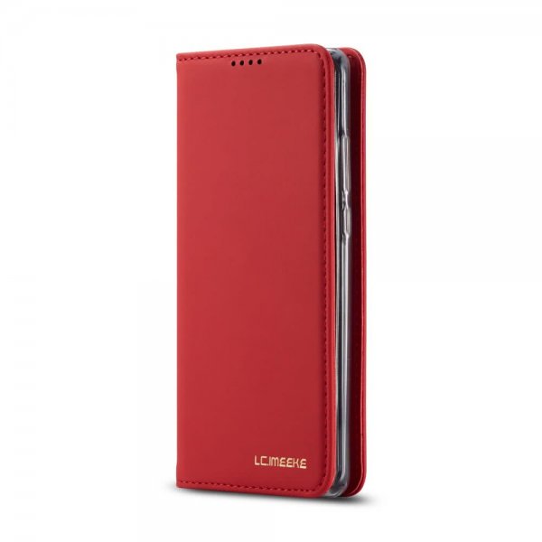 Huawei P30 Pro Fodral med Kortfack Flip Röd