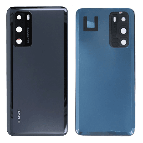 Huawei P40 Baksida/Batterilucka - Svart