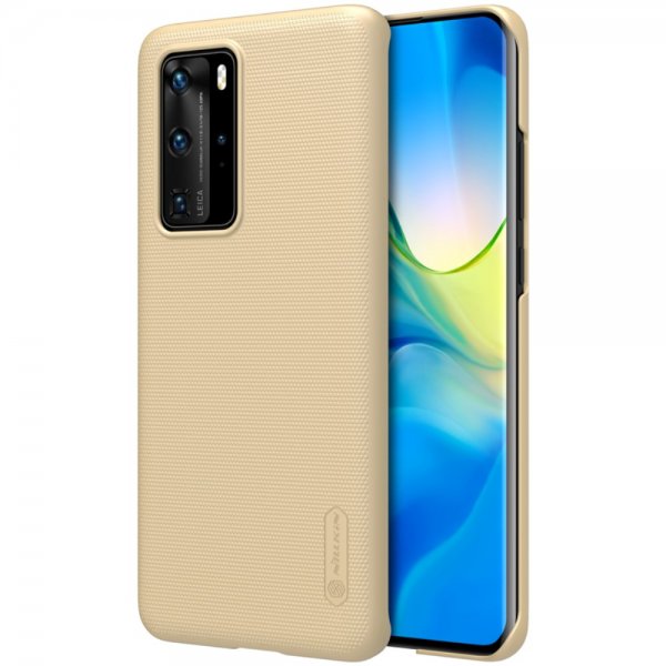 Huawei P40 Pro Skal Frosted Shield Guld