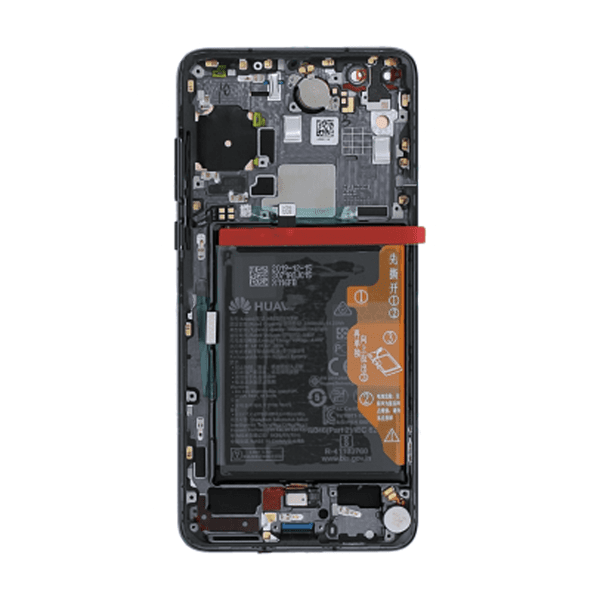 Huawei P40 Skärm med LCD Display + Batteri Original - Svart
