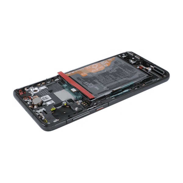 Huawei P40 Skärm med LCD Display + Batteri Original - Svart
