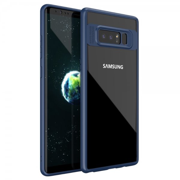 Hybrid till Samsung Galaxy Note 8 Skal TPU Hårdplast Blå