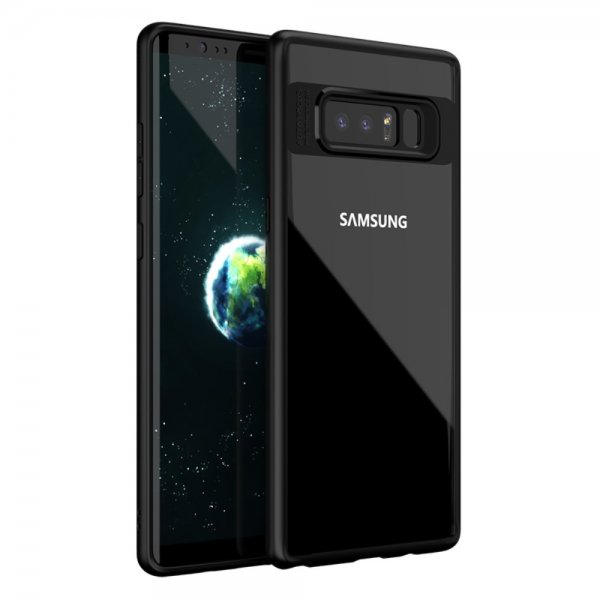 Hybrid till Samsung Galaxy Note 8 Skal TPU Hårdplast Svart