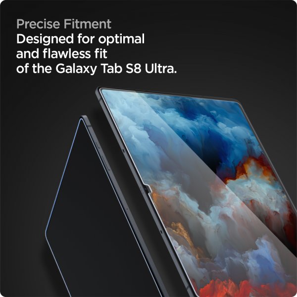 Samsung Galaxy Tab S8 Ultra Skärmskydd GLAS.tR EZ Fit