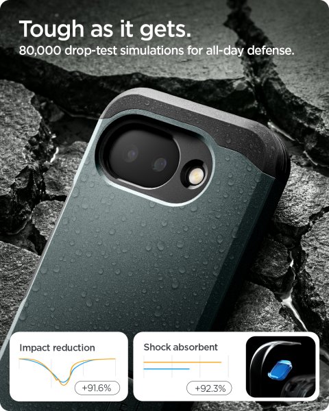 Google Pixel 10a Skal Tough Armor MagFit Abyss Green