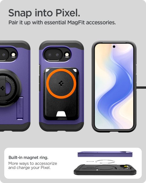 Google Pixel 10a Skal Tough Armor MagFit Ash Violet