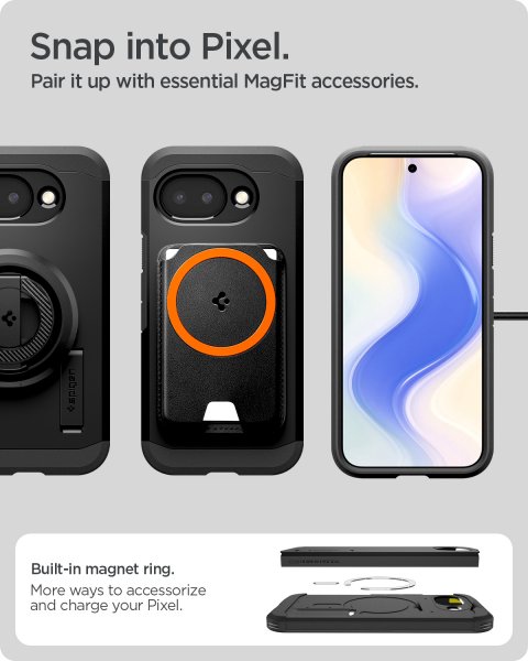 Google Pixel 10a Skal Tough Armor MagFit Svart