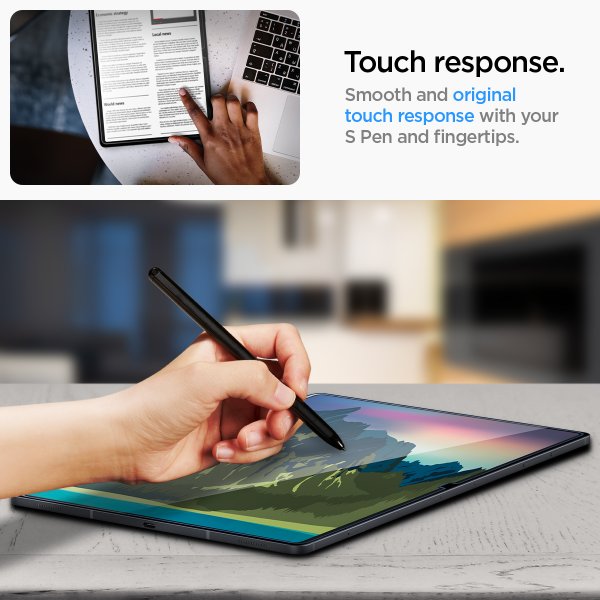 Samsung Galaxy Tab S9 Plus/Galaxy Tab S10 Plus Skärmskydd GLAS.tR EZ Fit