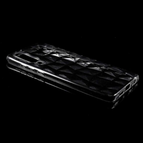 Huawei P30 Skal 3D Diamanttextur TPU Klar