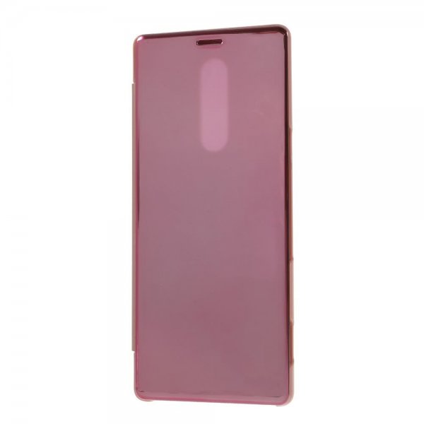 Sony Xperia 1 Fodral Caller-ID Roseguld