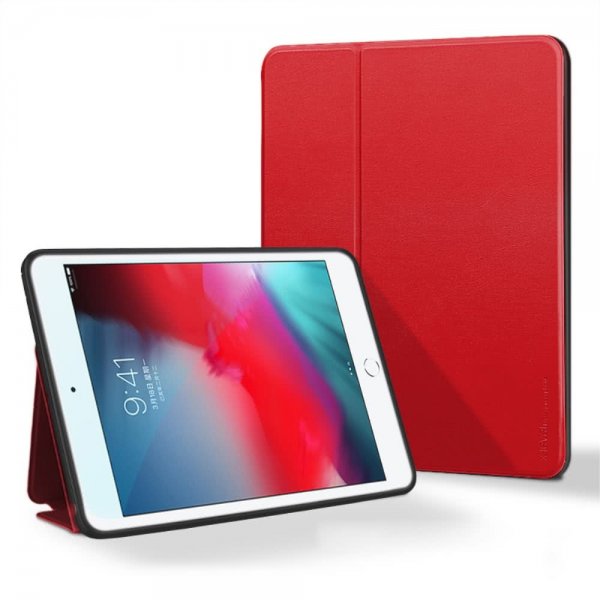 iPad Mini 2019 Fodral FIB Color Stativfunktion Röd